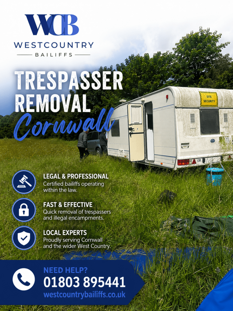 Trespasser Removal Cornwall