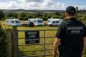 somerset traveller eviction